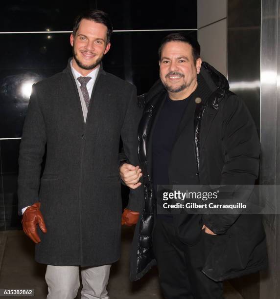 Fashion designer Narciso Rodriguez and Thomas Tolan are seen leaving Narciso Rodriguez collection during, New York Fashion Week: The Shows on...