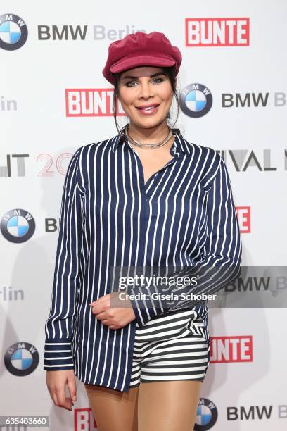 Indira Weis during the BUNTE & BMW Festival Night during the 67th Berlinale International Film Festival Berlin at restaurant 'Gendarmerie' on...