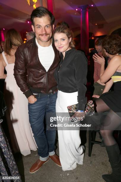 Torben Liebrecht and Lara Mandoki during the BUNTE & BMW Festival Night 2017 during the 67th Berlinale International Film Festival Berlin at...