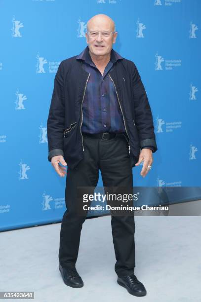 Producer, director and screenwriter Volker Schloendorff attends the 'Return to Montauk' photo call during the 67th Berlinale International Film...