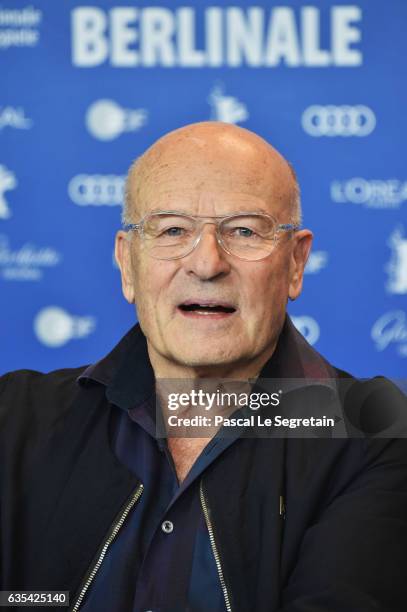 Producer, director and screenwriter Volker Schloendorff attends the 'Return to Montauk' press conference during the 67th Berlinale International Film...