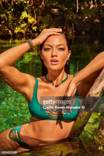 Swimsuit Issue 2017: Model Mia Kang poses for the 2017 Sports Illustrated swimsuit issue on December 7, 2016 in Tulum, Mexico. PUBLISHED IMAGE....
