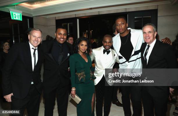 Of RCA Records Peter Edge, SVP/GM of RCA Inspiration Phil Thornton, Mrs. Tammy Franklin, RCA recording artist Kirk Franklin, recording artist Lecrae...