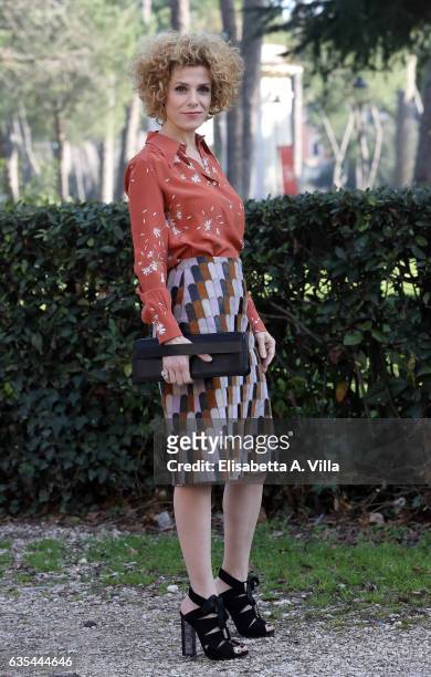 Cecilia Dazzi attends a photocall for 'La Porta Rossa' fiction Rai at Villa Borghese on February 15, 2017 in Rome, Italy.