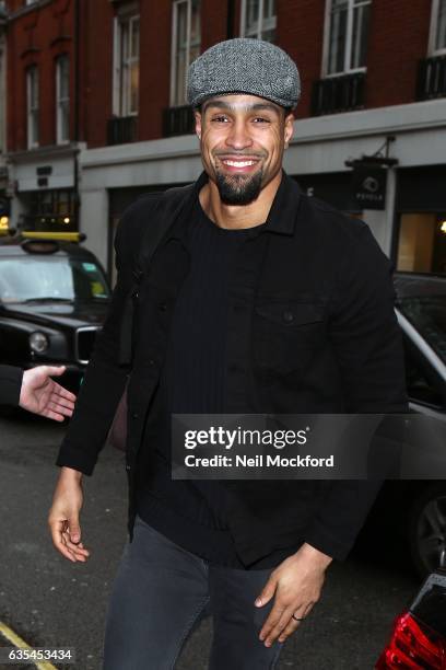 Ashley Banjo attend the Disney on Ice : The Mouse Bounce - Launch Party on February 15, 2017 in London, England.