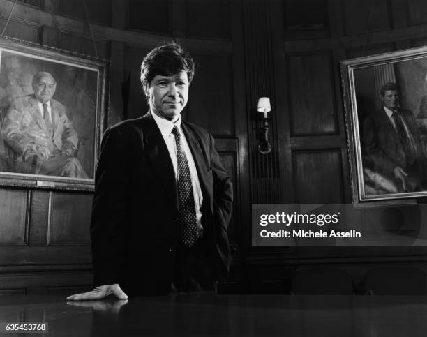 Director of the Earth Institute at Columbia University and a special advisor to UN Secretary General Kofi Annan, Dr Jeffrey Sachs is photographed for...