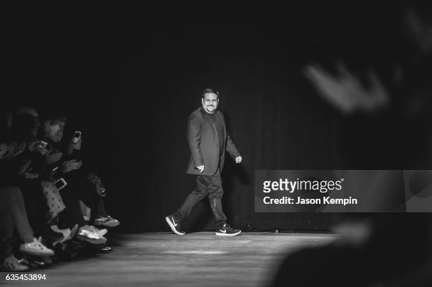 Fashion designer Narciso Rodriguez is seen during the Narciso Rodriguez fashion show on February 14, 2017 in New York City.
