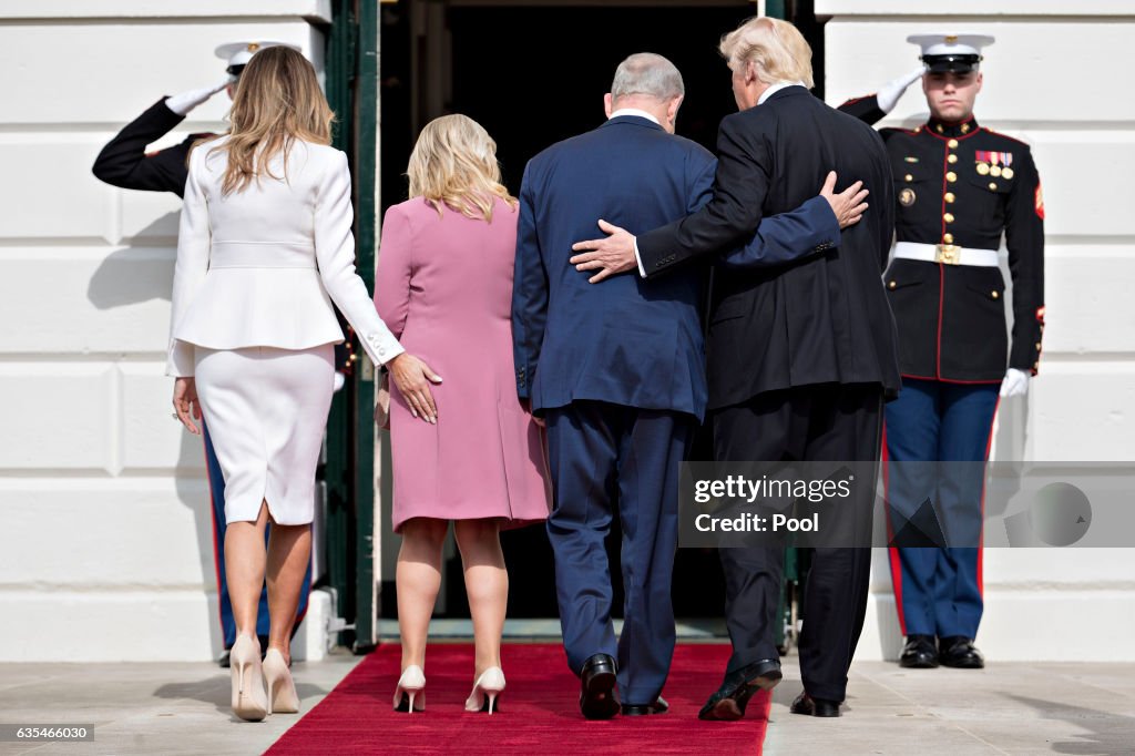 President Trump Meets With Israeli Prime Minister Benjamin Netanyahu At The White House