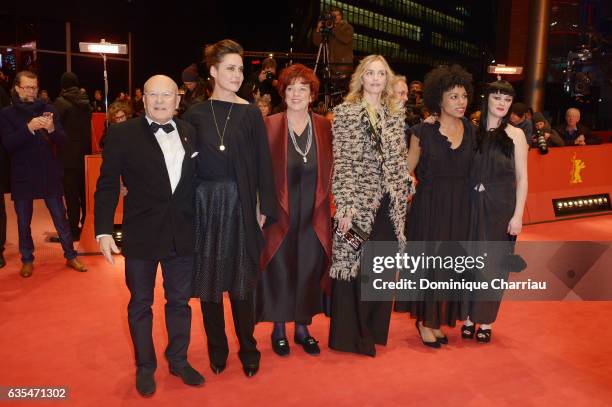 Diirector Volker Schloendorff, Susanne Wolff, Regina Ziegler, Nina Hoss, Isi Laborde-Edozien and Bronagh Gallagher attend the 'Return to Montauk'...