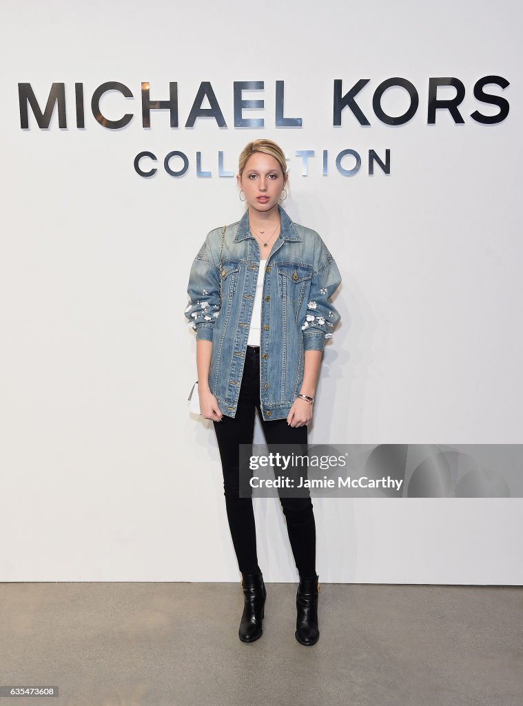 Michael Kors Collection Fall 2017 Runway Show - Front Row