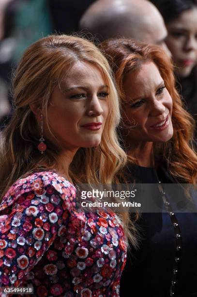 Blake Lively and Robyn Lively attends the Michael Kors Collection Fall 2017 runway show at Spring Studios on February 15, 2017 in New York City.