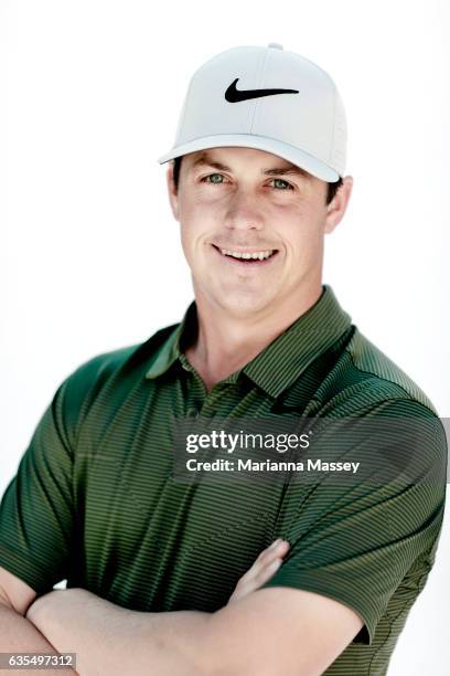 Cody Gribble poses for a portrait ahead of the Genesis Open at The Riviera Country Club on February 14, 2017 in Pacific Palisades, California.