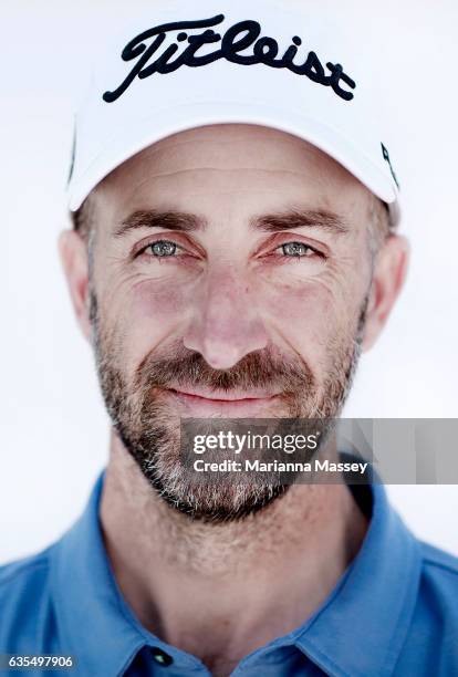 Geoff Ogilvy of Australia poses for a portrait ahead of the Genesis Open at The Riviera Country Club on February 14, 2017 in Pacific Palisades,...