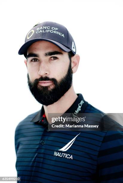 Cameron Tringale poses for a portrait ahead of the Genesis Open at The Riviera Country Club on February 14, 2017 in Pacific Palisades, California.