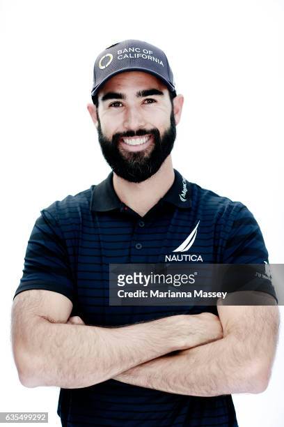Cameron Tringale poses for a portrait ahead of the Genesis Open at The Riviera Country Club on February 14, 2017 in Pacific Palisades, California.