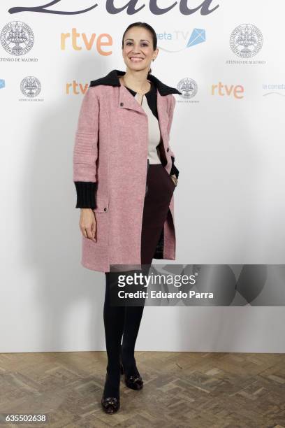 Silvia Jato attends the 'La princesa Paca' photocall at Ateneo on February 15, 2017 in Madrid, Spain.