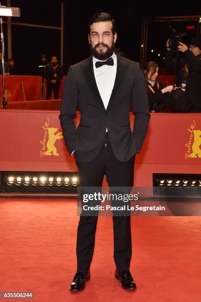 Mario Casas attends the 'The Bar' premiere during the 67th Berlinale International Film Festival Berlin at Berlinale Palace on February 15, 2017 in...