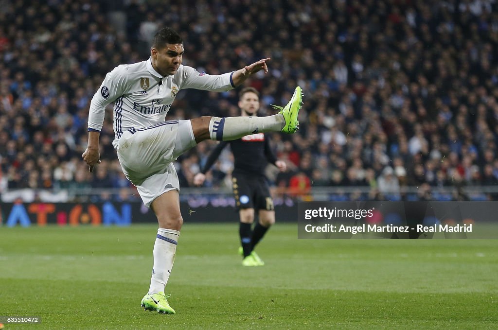 Real Madrid CF v SSC Napoli - UEFA Champions League Round of 16: First Leg