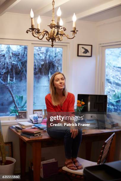 Author Stephanie Danler is photographed for Observer Food Monthly on November 16, 2016 in Los Angeles, California.