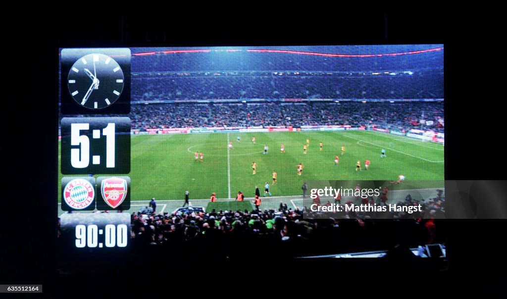 FC Bayern Muenchen v Arsenal FC - UEFA Champions League Round of 16: First Leg