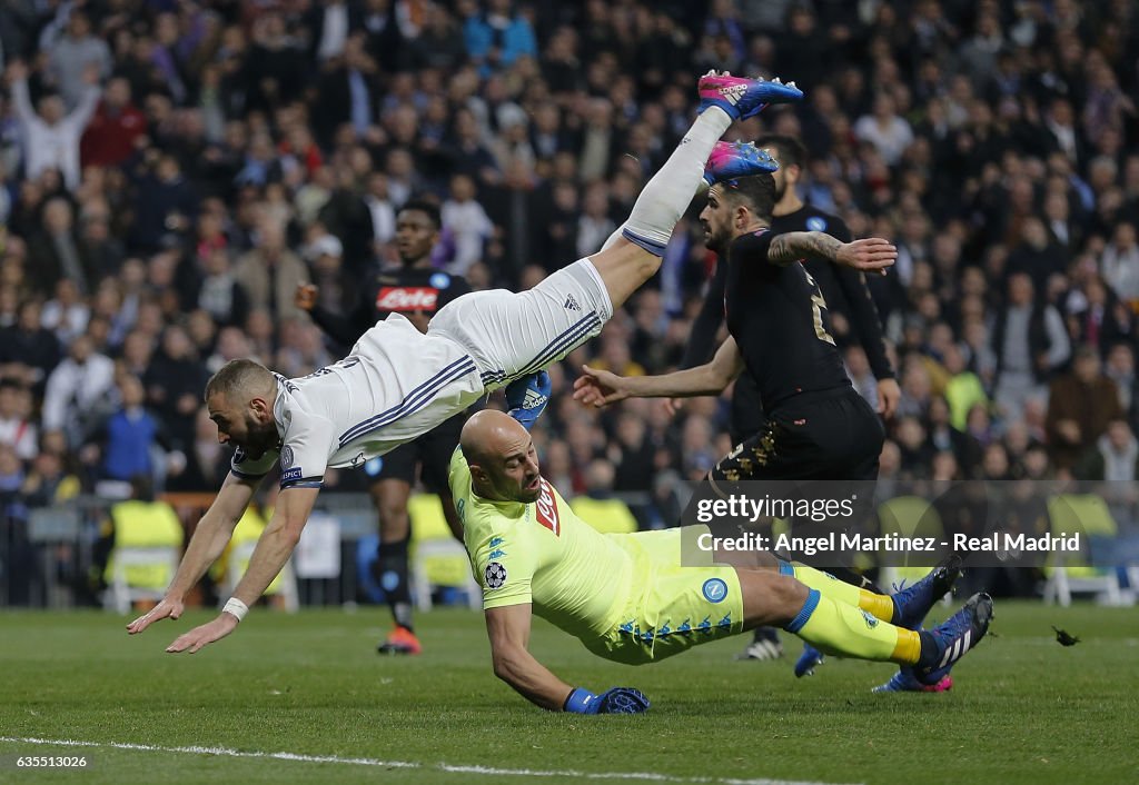 Real Madrid CF v SSC Napoli - UEFA Champions League Round of 16: First Leg