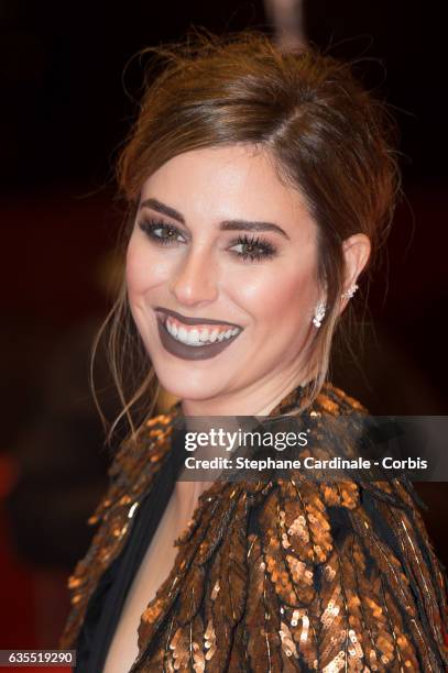 Actress Blanca Suarez attends the 'The Bar' premiere during the 67th Berlinale International Film Festival Berlin at Berlinale Palace on February 15,...