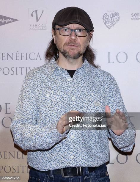 Santiago Segura attends the 'Lo Que De Verdad Importa' premiere at the Hotel Vincci Capitol on February 15, 2017 in Madrid, Spain.