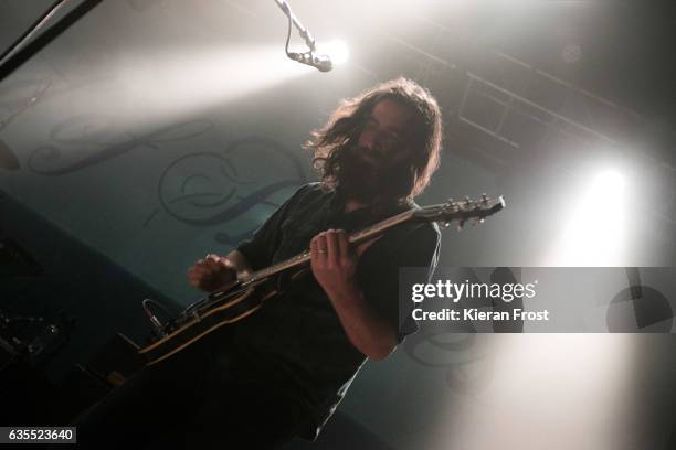 Tyler Ramsey of Band Of Horses performs at Vicar Street on February 15, 2017 in Dublin, Ireland.