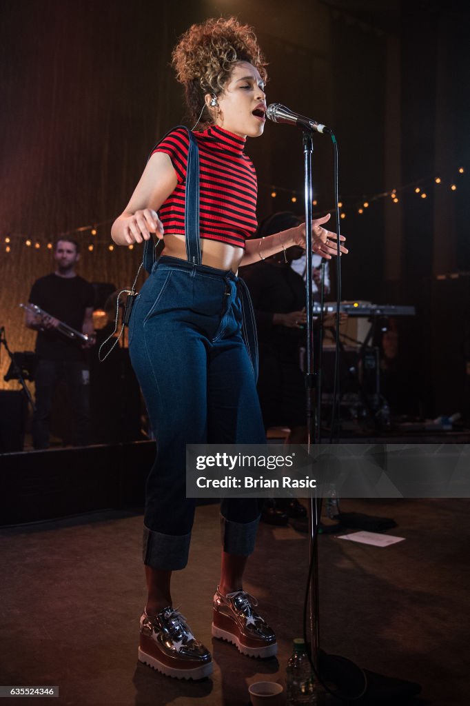 Izzy Bushell Izzy Bizu performs at Shepherd's Bush Empire on February 15, 2017 in ...