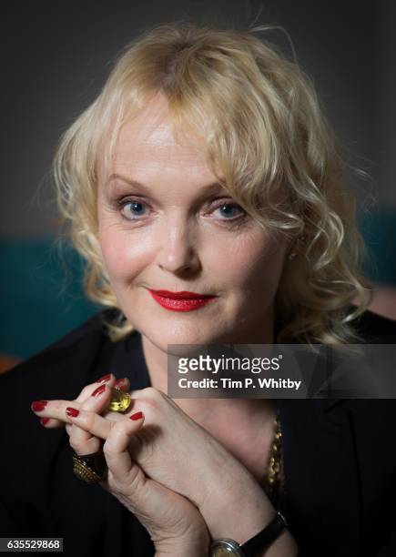 Actress Miranda Richardson poses for a photo ahead of a Q&A to mark the 25th anniversary of "The Crying Game" at BFI Southbank on February 15, 2017...
