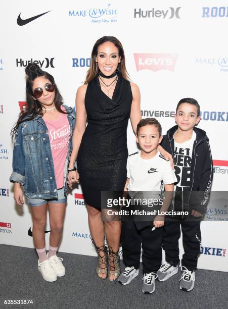 Melissa Gorga poses backstage at the Rookie USA fashion show during New York Fashion Week: The Shows at Gallery 3, Skylight Clarkson Sq on February...