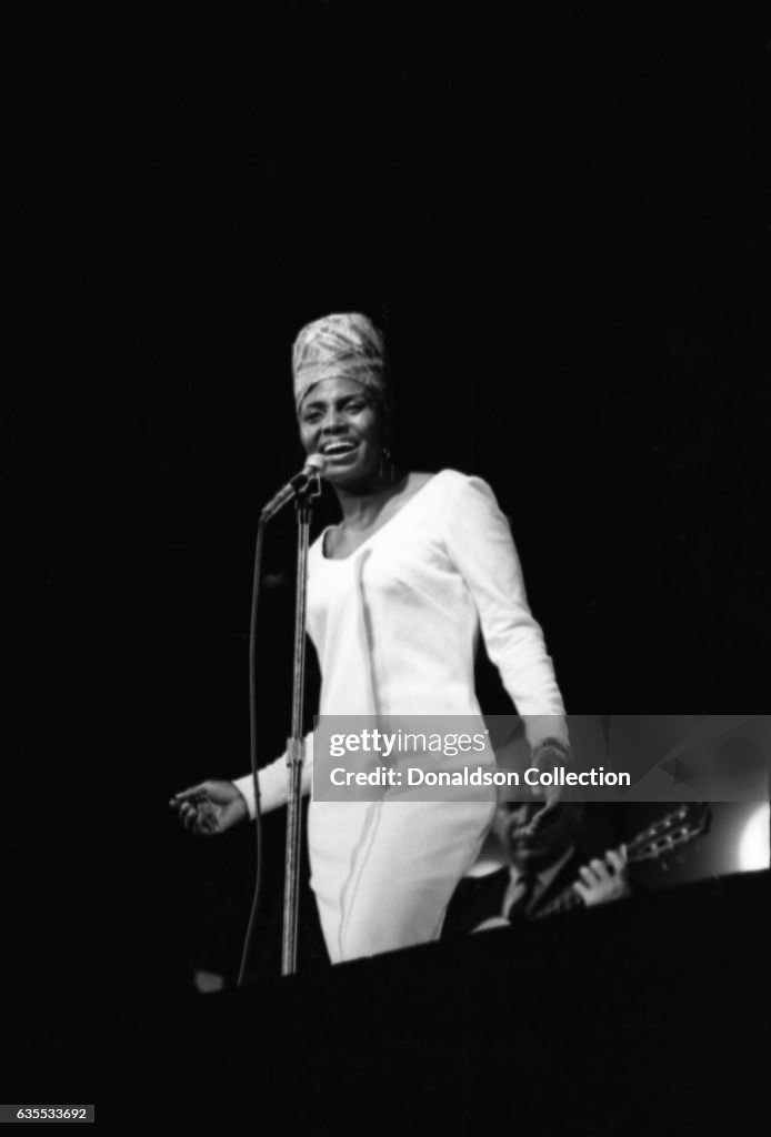 Miriam Makeba Performing in Central Park