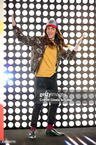 Blogger Riccardo Simonetti wearing an outfit by KONEN during the KONEN Urban Summer Show on February 15, 2017 in Munich, Germany.