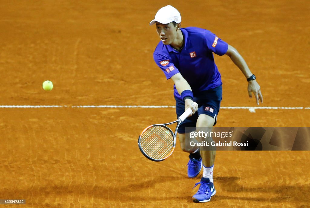 Kei Nishikori v Diego Schwartzman - ATP Argentina Open