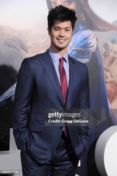 Actor Ross Butler arrives at the premiere of Universal Pictures' "The Great Wall" at TCL Chinese Theatre IMAX on February 15, 2017 in Hollywood,...