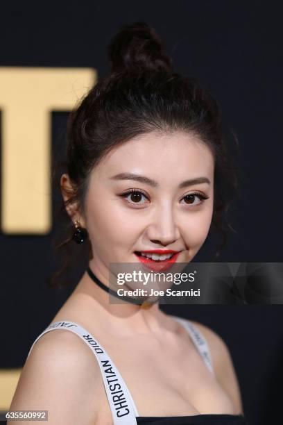 Jing Tian attends the premiere of Universal Pictures' "The Great Wall" at TCL Chinese Theatre IMAX on February 15, 2017 in Hollywood, California.