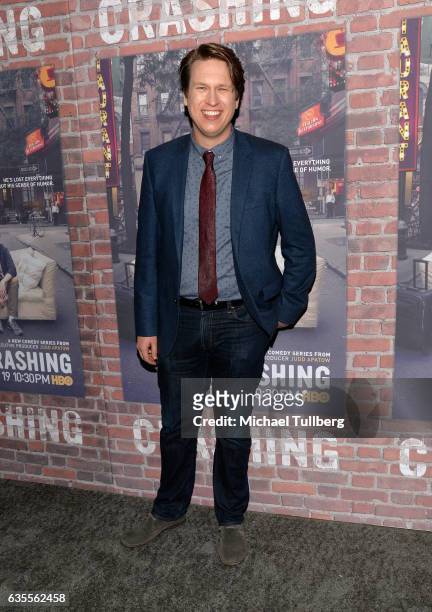 Executive Producer/Actor Pete Holmes attends the premiere of HBO's "Crashing" at Avalon on February 15, 2017 in Hollywood, California.