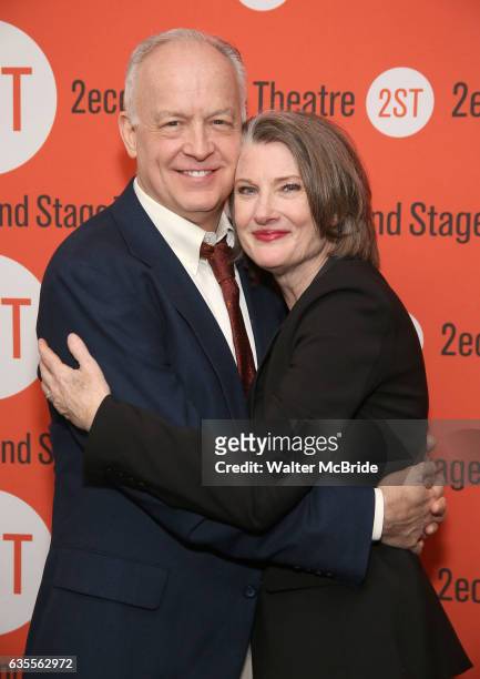 Reed Birney and Annette O'Toole attends the Second Stage Theatre's Off-Broadway Opening Night After Party for 'Man From Nebraska' at Dos Caminos on...