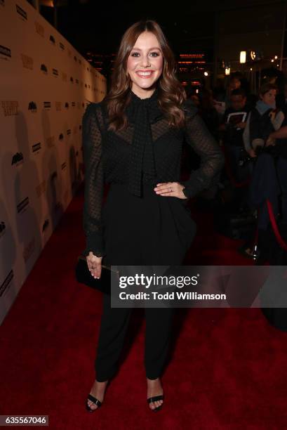 Julianna Guill attends the premiere of Momentum Pictures' "In Dubious Battle" at ArcLight Hollywood on February 15, 2017 in Hollywood, California.