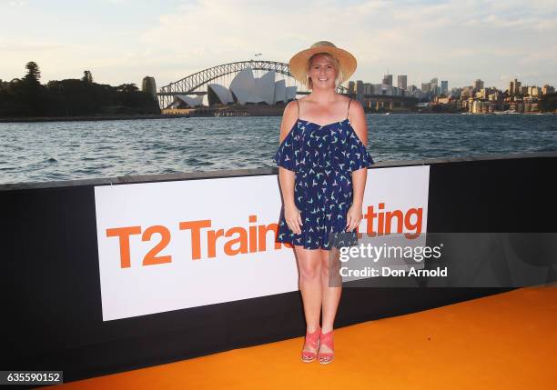 Leisel Jones arrives ahead of the T2 TRAINSPOTTING Australian Premiere on February 16, 2017 in Sydney, Australia.