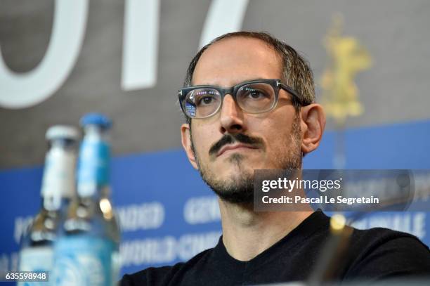 Writer Mark Peranson attends the 'On the Beach at Night Alone' press conference during the 67th Berlinale International Film Festival Berlin at Grand...