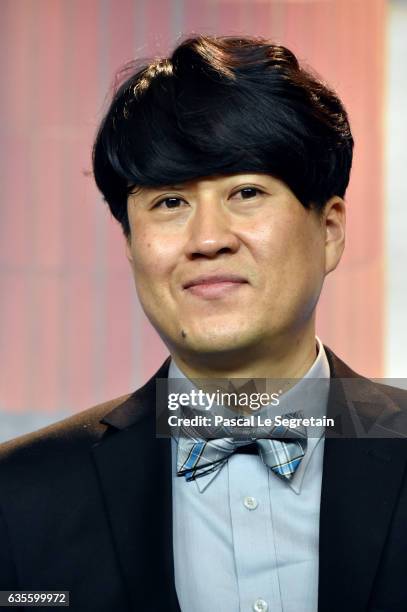 Director of photography Park Hong-Yeol attends the 'On the Beach at Night Alone' press conference during the 67th Berlinale International Film...