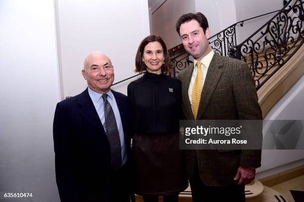 Sherwin M. Goldman, Phyllis La Riccia and Andrew Barnes attend Alexei Jawlensky Opening Reception at the Neue Galerie at 1048 5th Ave on February 15,...