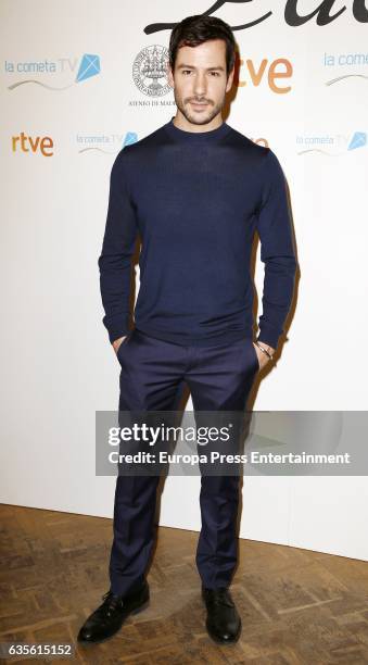 Alejandro Albarracin attends the 'La Princesa Paca' photocall at Ateneo on February 15, 2017 in Madrid, Spain.