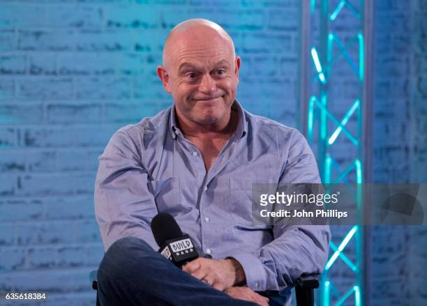 Ross Kemp joins BUILD for a live interview at their London studio at AOL London on February 16, 2017 in London, England.