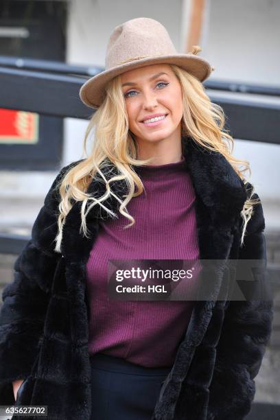 Josie Gibson seen at the ITV Loose Women studios on February 16, 2017 in London, England.