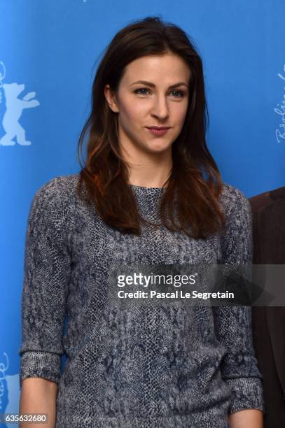 Actress Natalia Belitski attends the 'In Times of Fading Light' photo call during the 67th Berlinale International Film Festival Berlin at Grand...