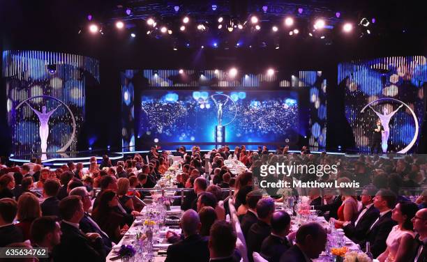 General view during the 2017 Laureus World Sports Awards at the Salle des Etoiles,Sporting Monte Carlo on February 14, 2017 in Monaco, Monaco.