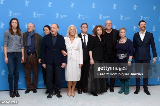 Actress Natalia Belitski, writer Wolfgang Kohlhaase, producer Sarah Kirkegaard, actor Bruno Ganz, actress Hildegard Schmahl, actor Sylvester Groth ,...