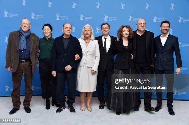 Writer Wolfgang Kohlhaase, producer Sarah Kirkegaard, actor Bruno Ganz, actress Hildegard Schmahl, actor Sylvester Groth , actress Evgenia Dodina,...